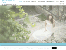 Tablet Screenshot of bruidsboetiekcaro.be